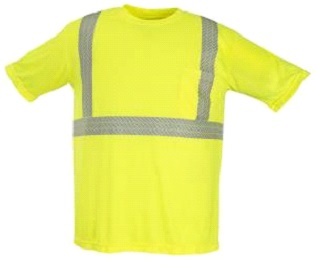 High Visibility T-Shirt With Ventilated Reflective Tapes